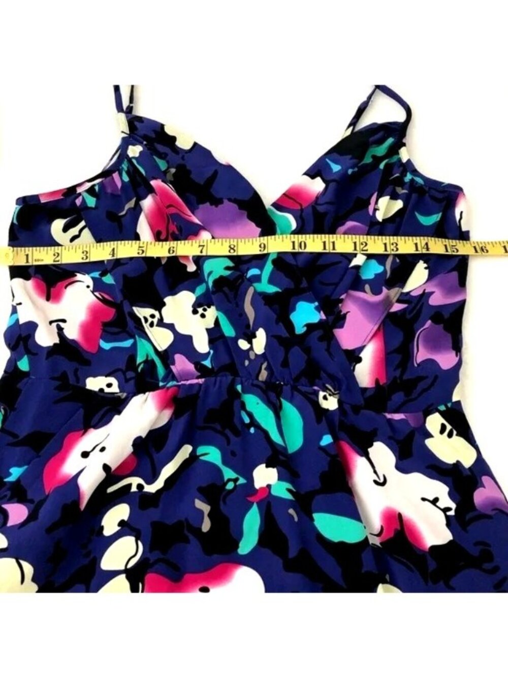 Yumi Kim Silk Slip Mini Dress floral black purple size XS - Picture 8 of 9